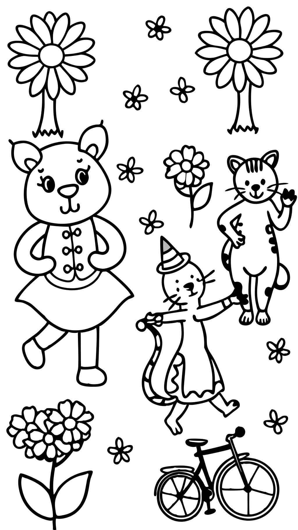 silly coloring pages